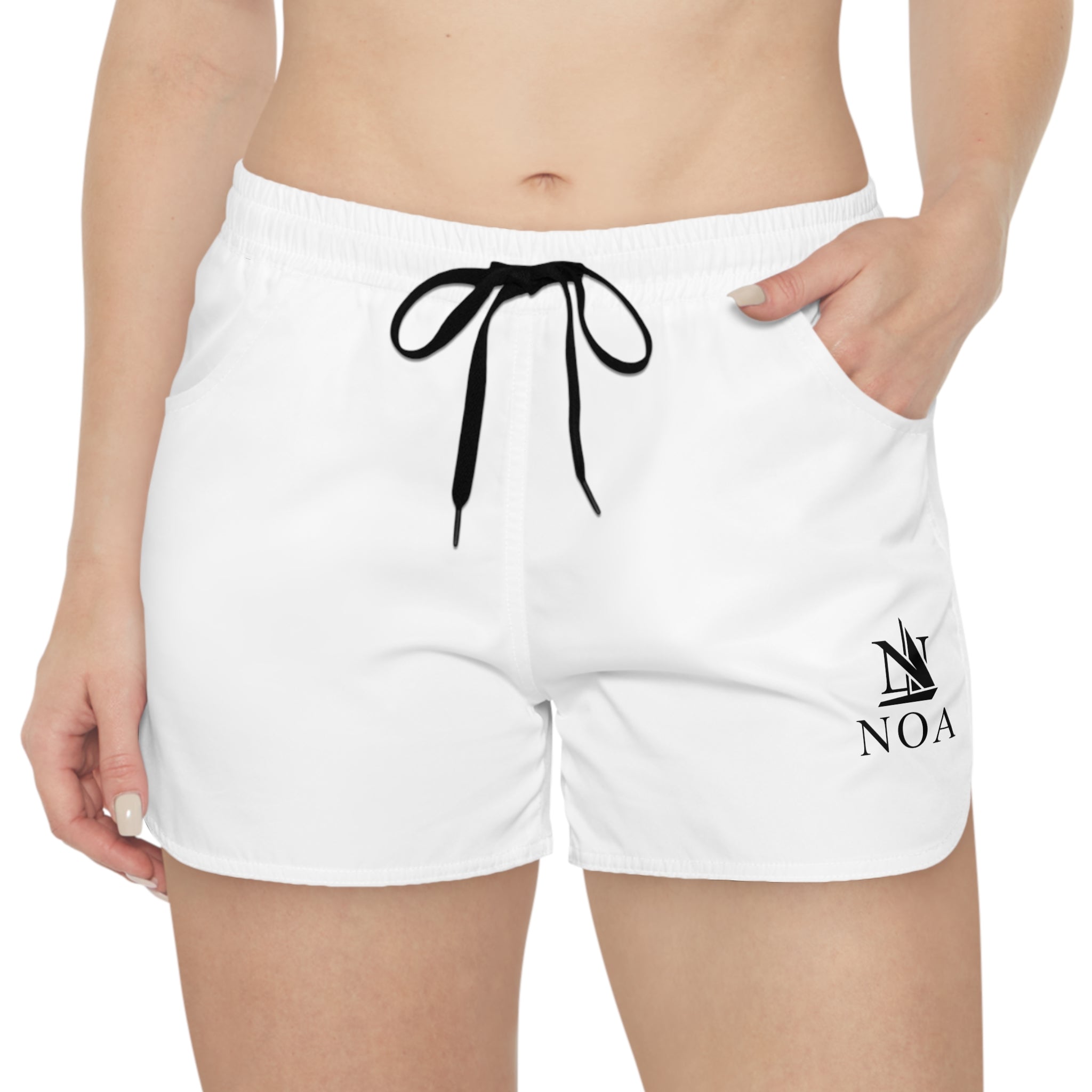 Women's Casual Shorts Minimal 'NOA' Sailboat Logo Lounge Shorts