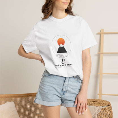 Mount Fuji Sunrise T-Shirt Noa Eri Soliel Graphic Tee